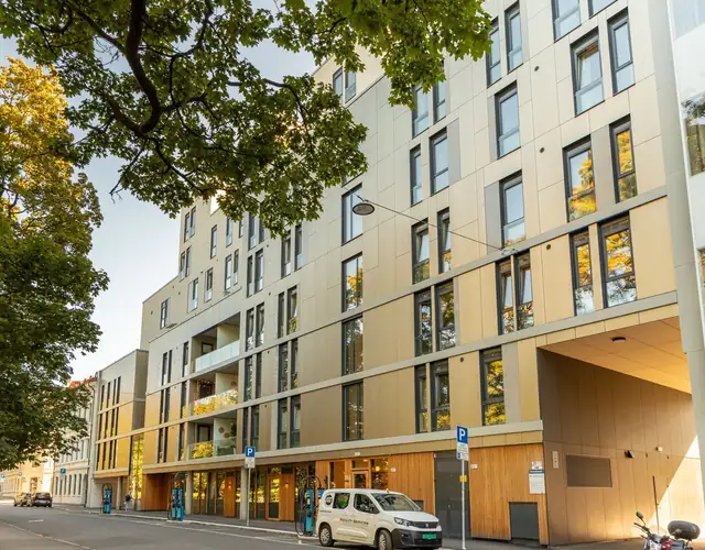 Leiligheten ligger i ettertraktede Millskvartalet på Grünerløkka.